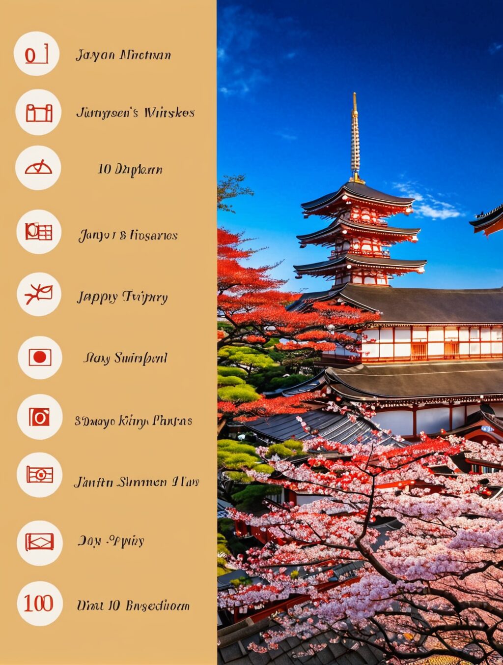 10 day itinerary japan summer