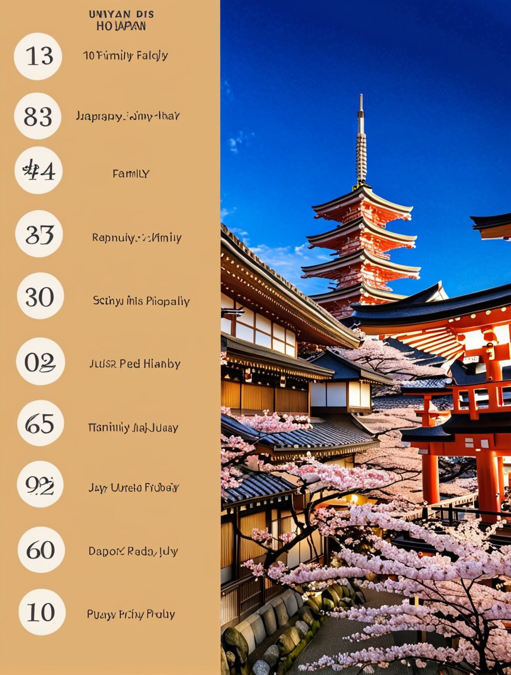 10 day japan itinerary family