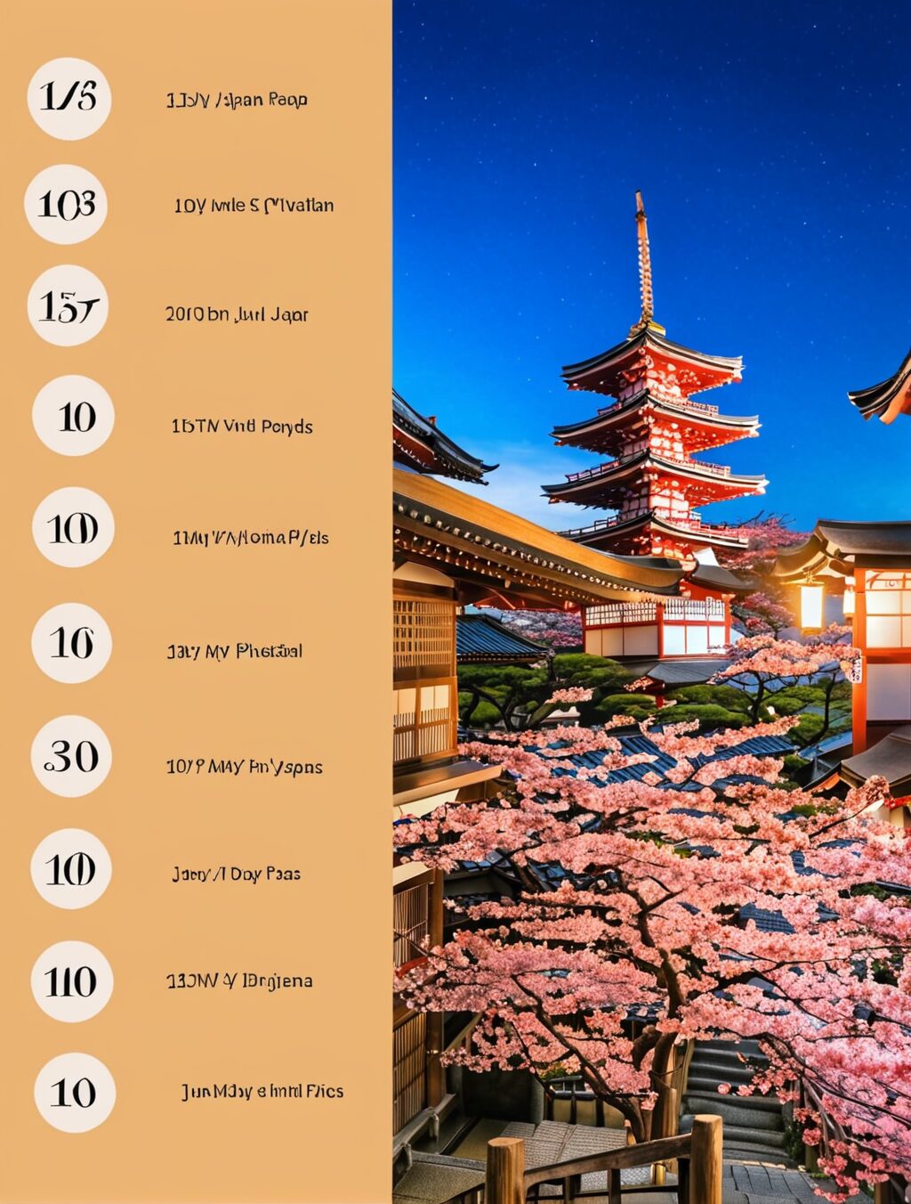 10 day japan itinerary june