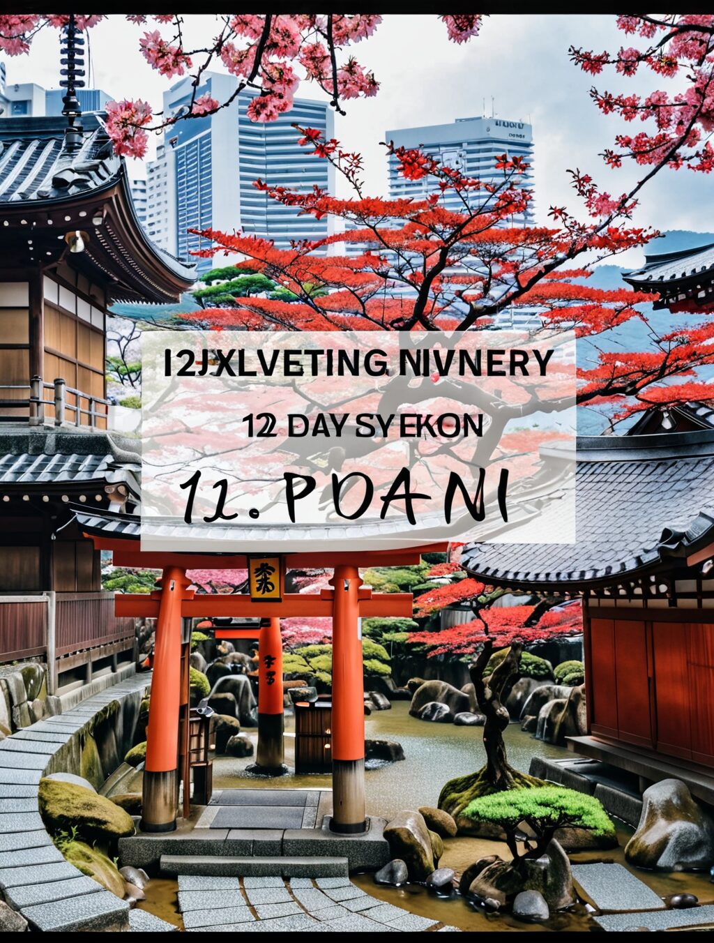 12 day itinerary japan