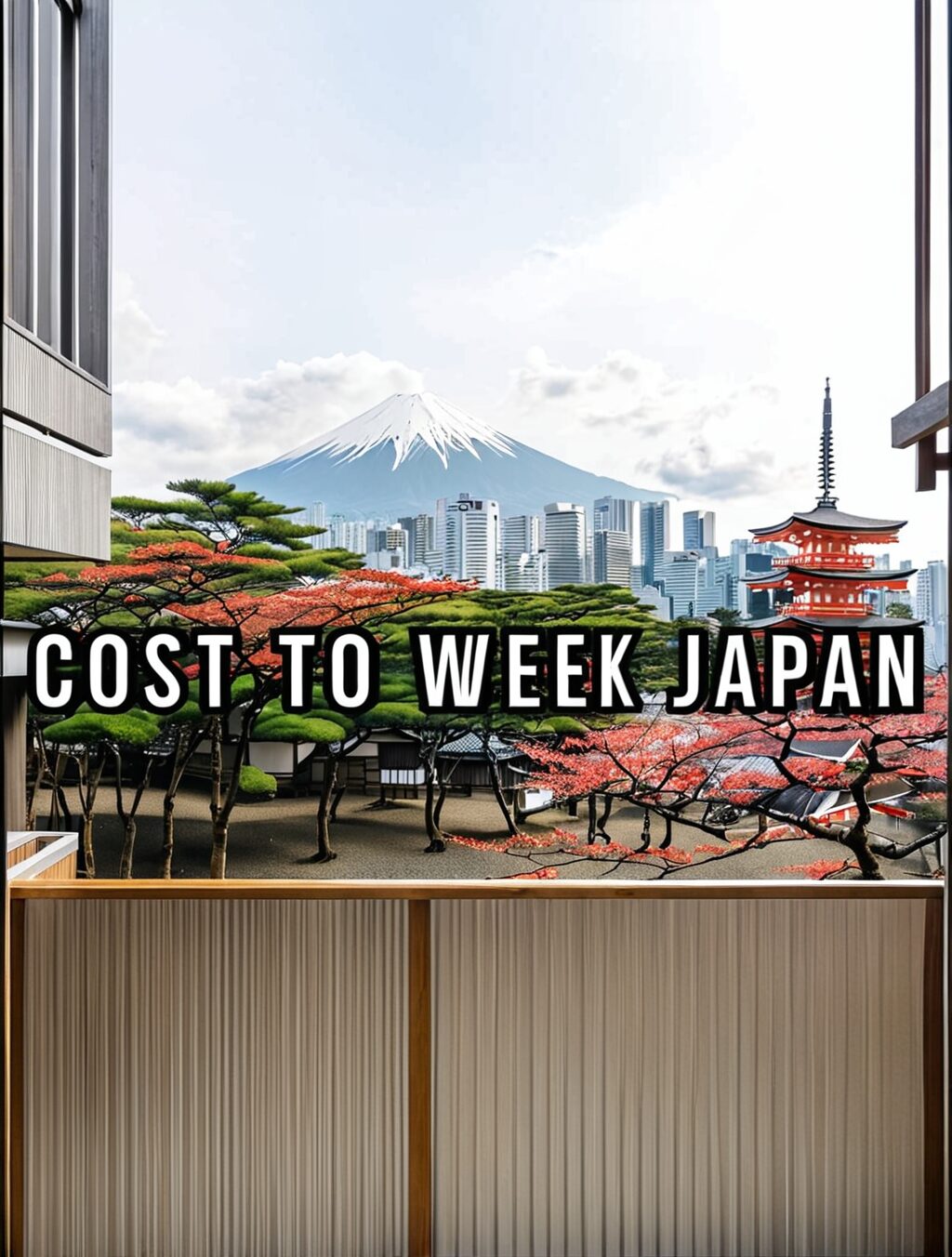 2 week japan cost