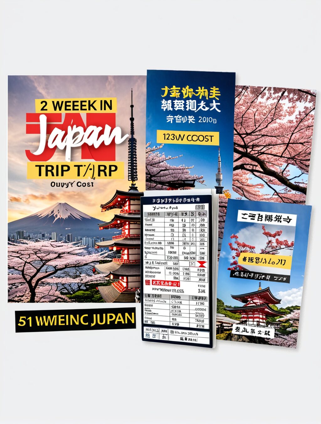 2 week japan trip cost