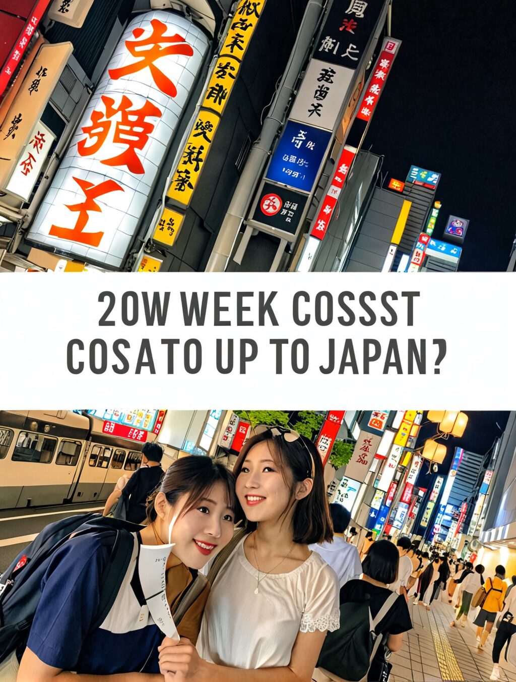 2 week japan trip cost