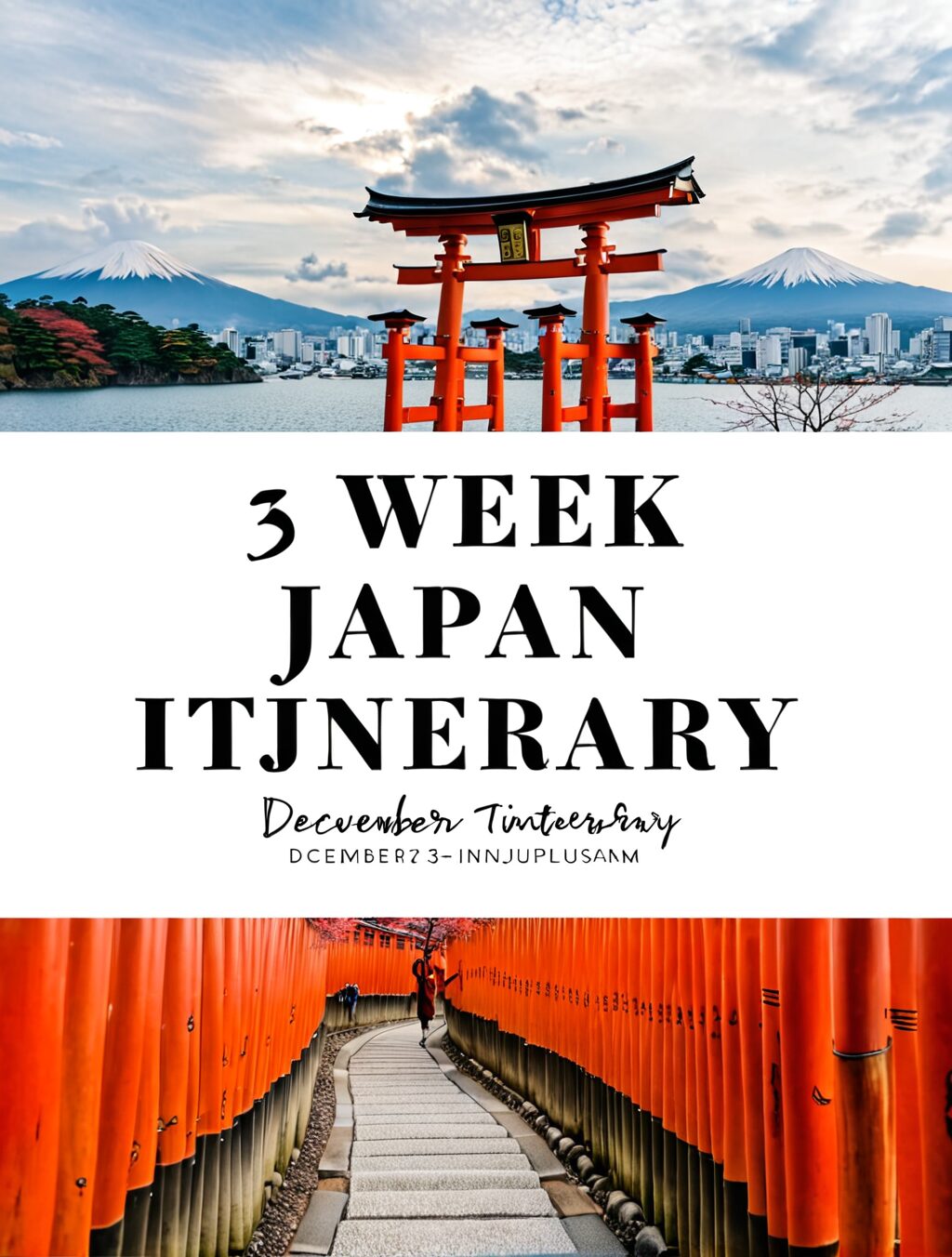 3 week japan itinerary december