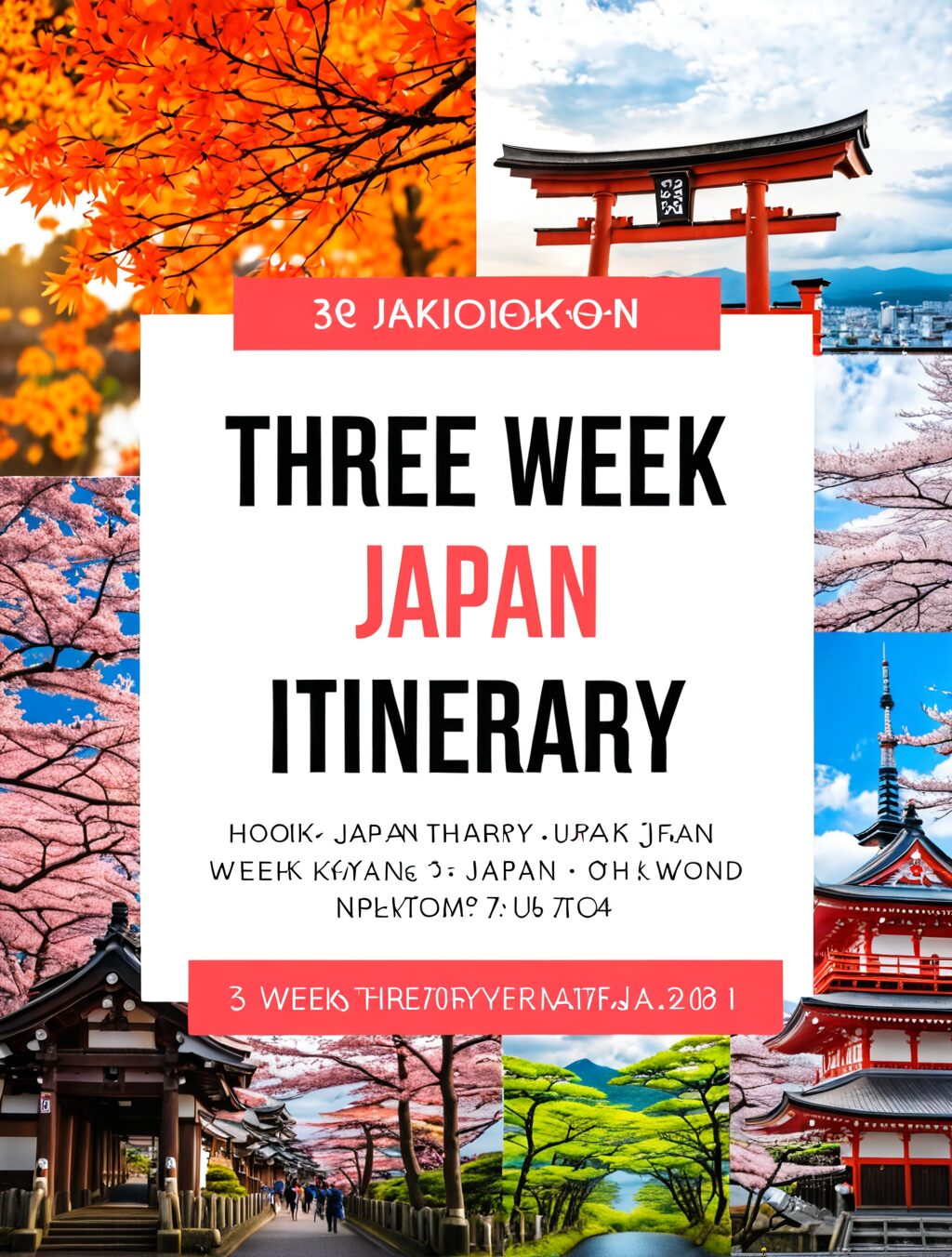 3 week japan itinerary including hokkaido