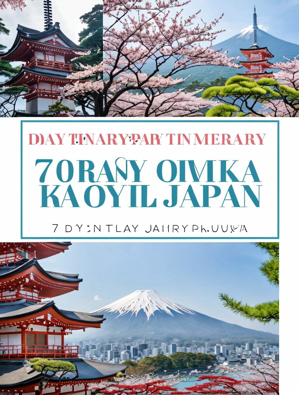 7 day itinerary japan