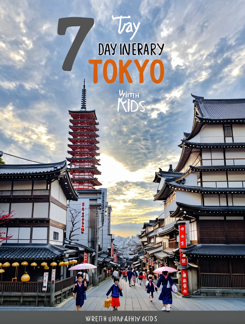 7 day itinerary japan with kids