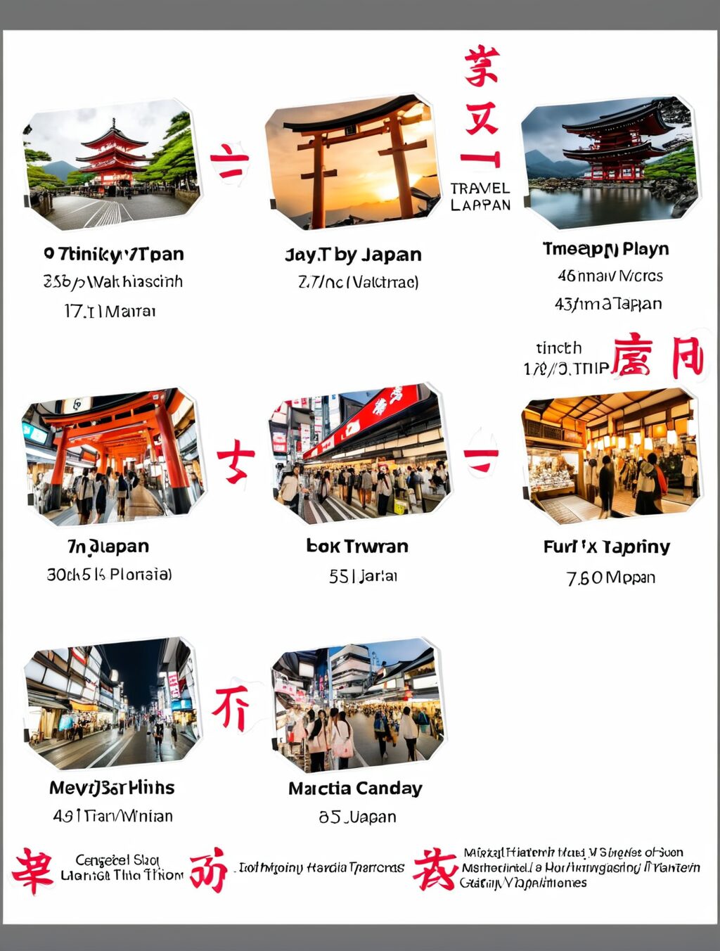 7 days travel itinerary japan