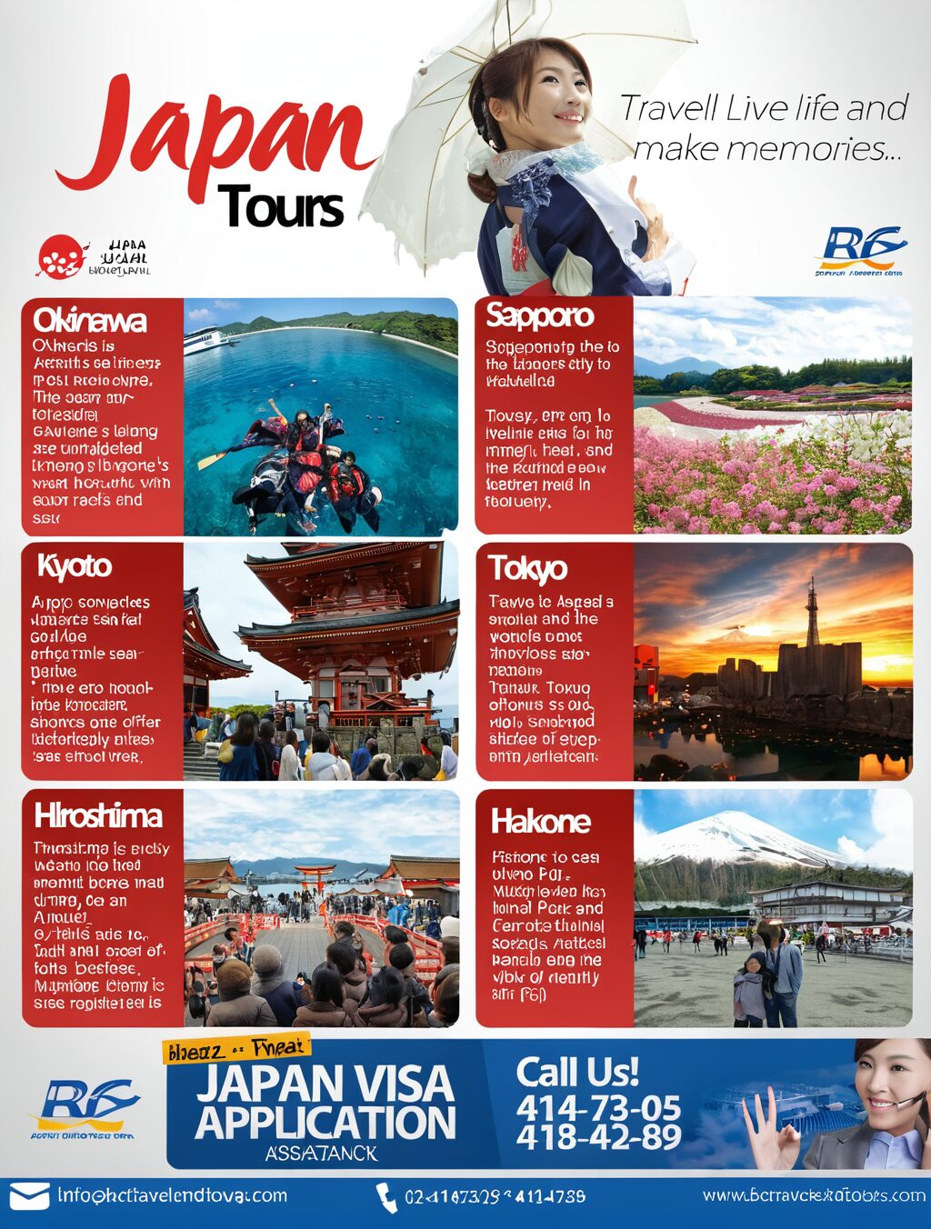 air and sea travel japan tours