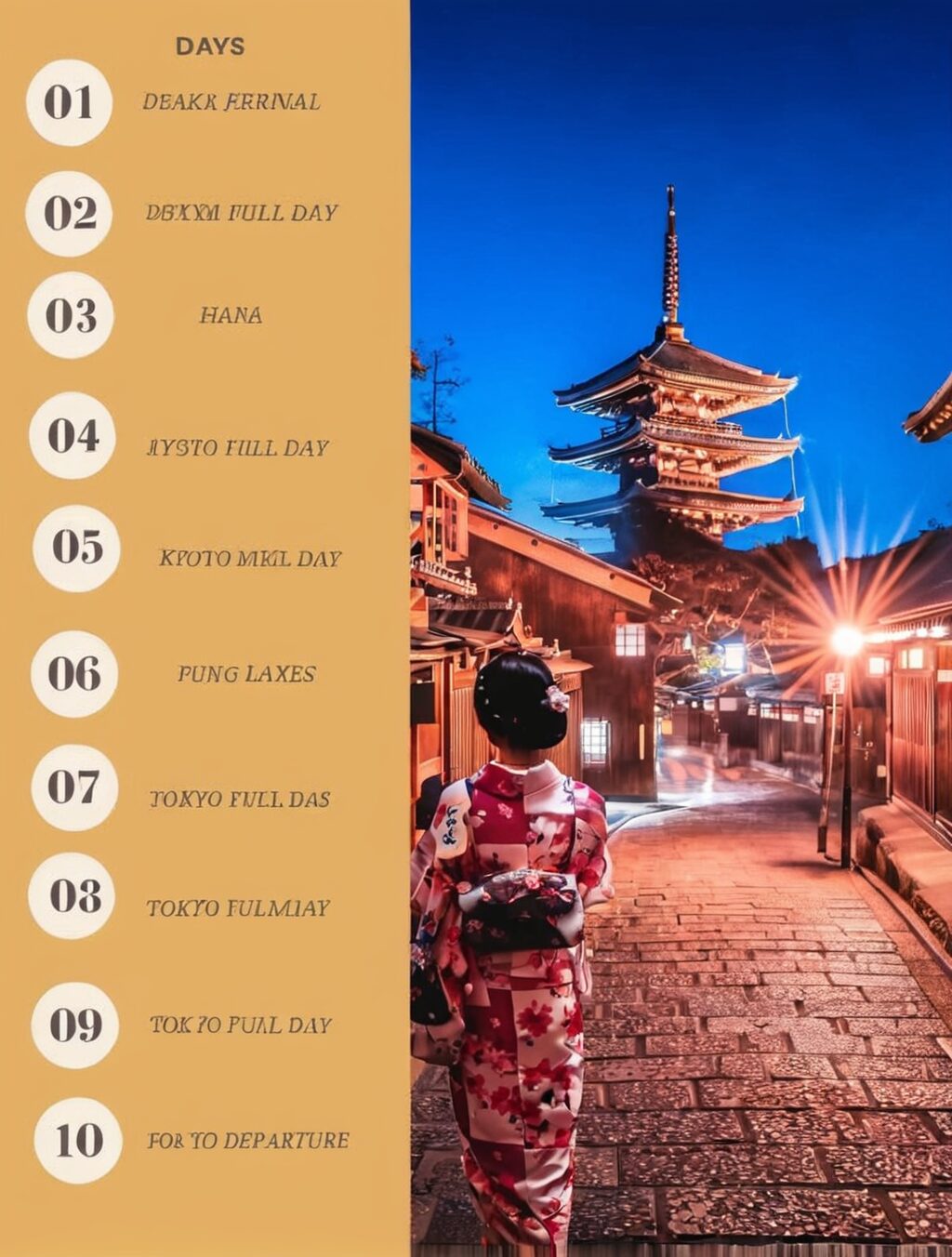 best 10 days itinerary for japan