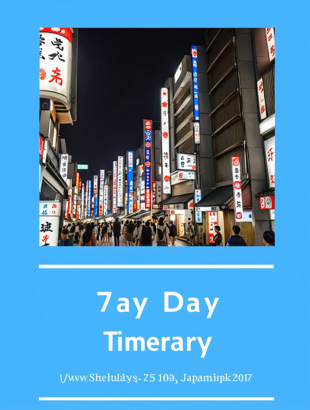 best 7 day itinerary japan