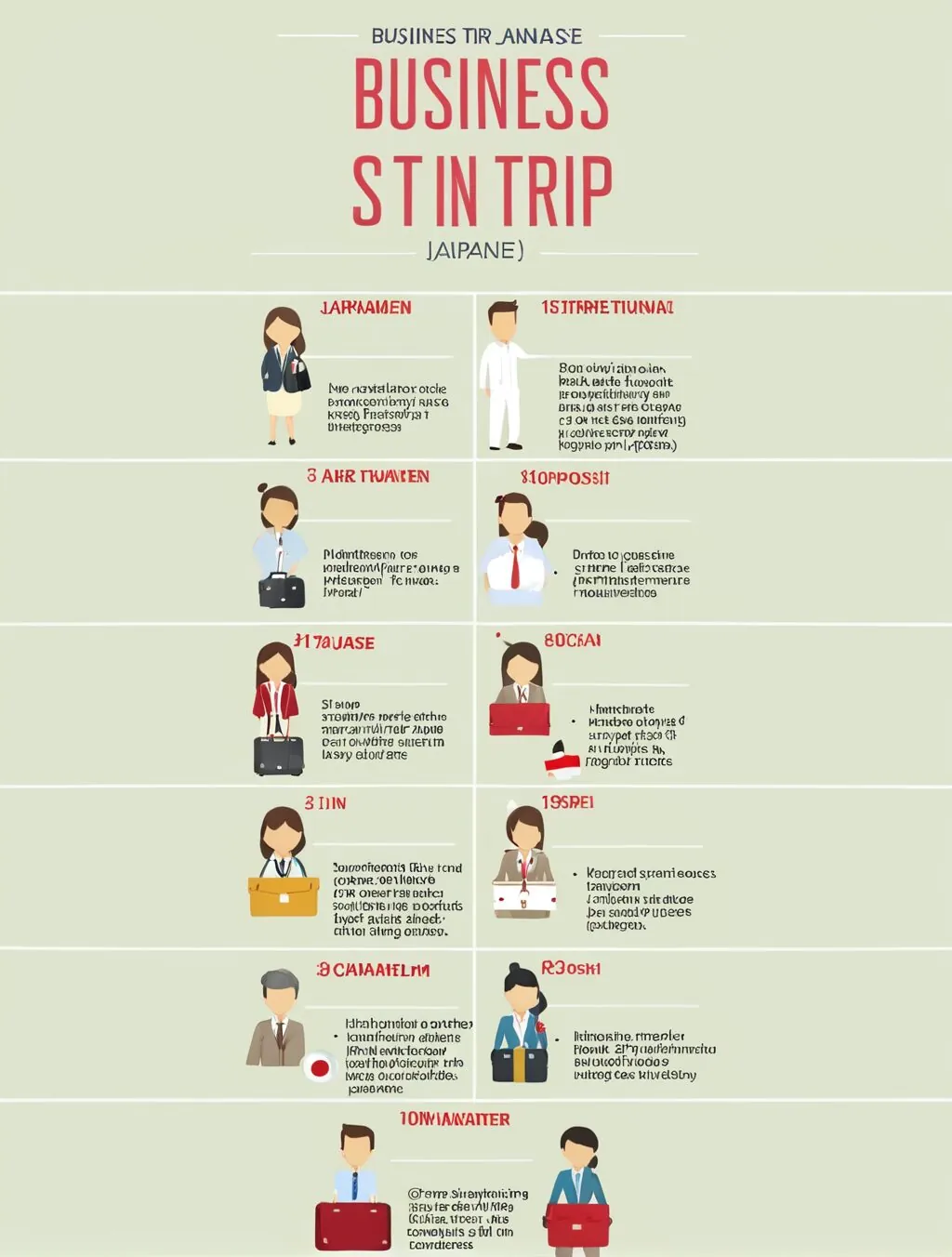 business trip in japanese