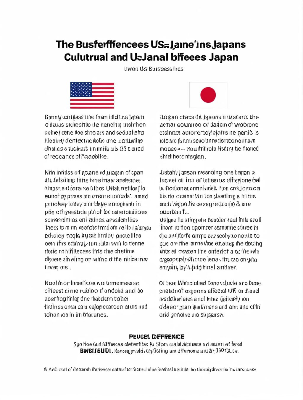 cultural differences between us and japan in business