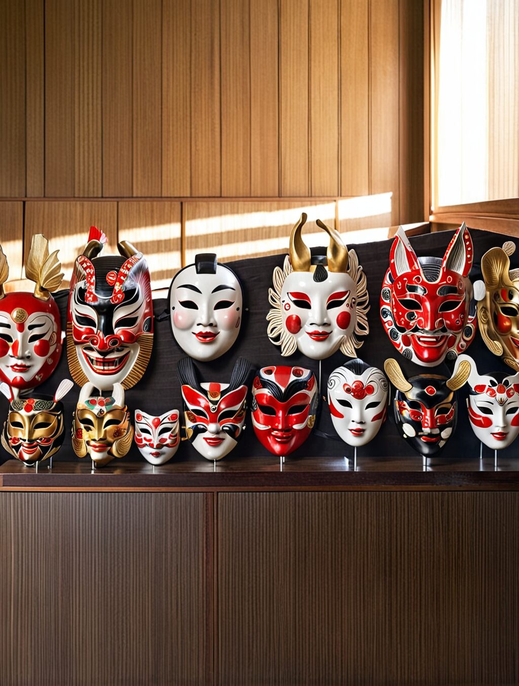 cultural masks from japan