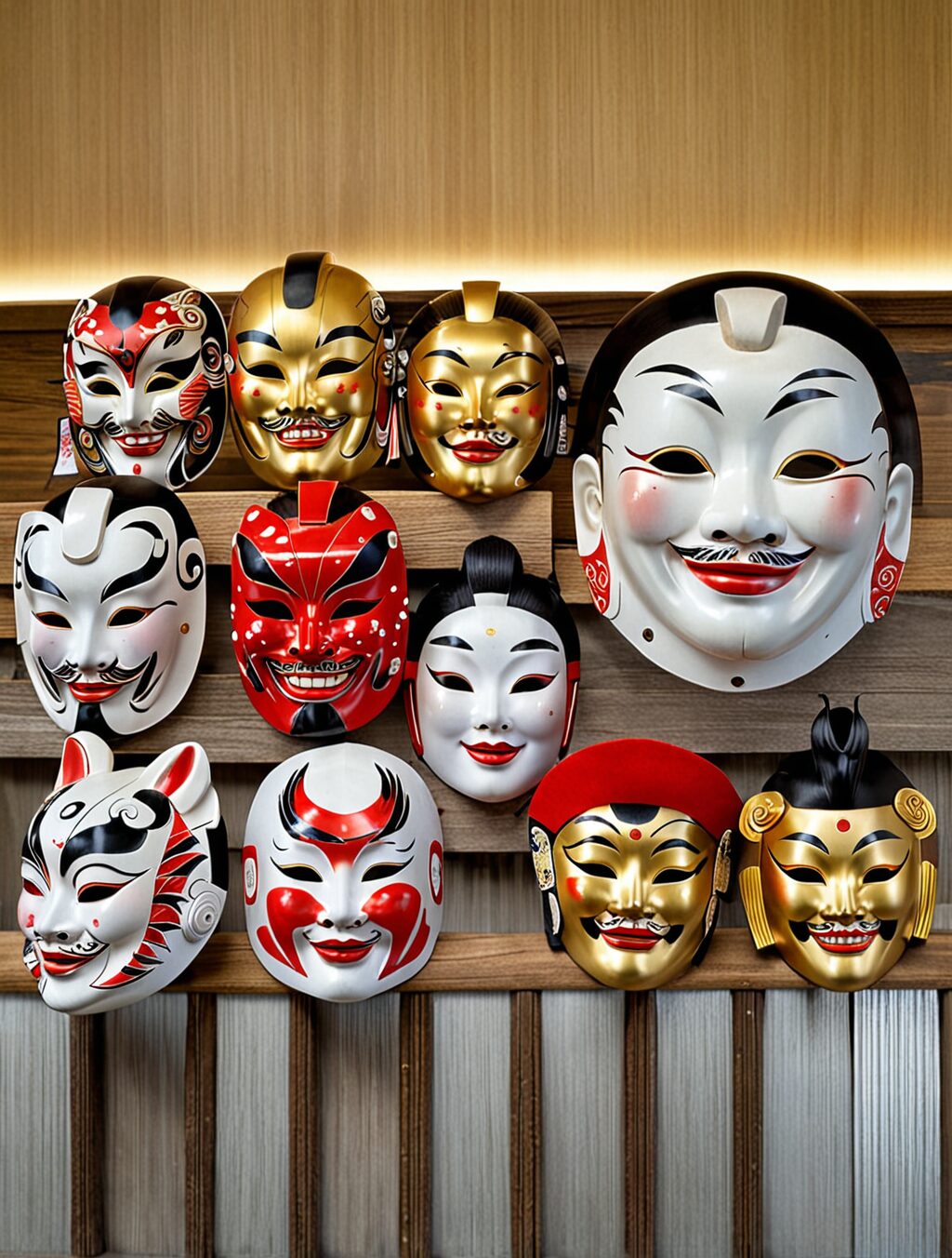 cultural masks japanese
