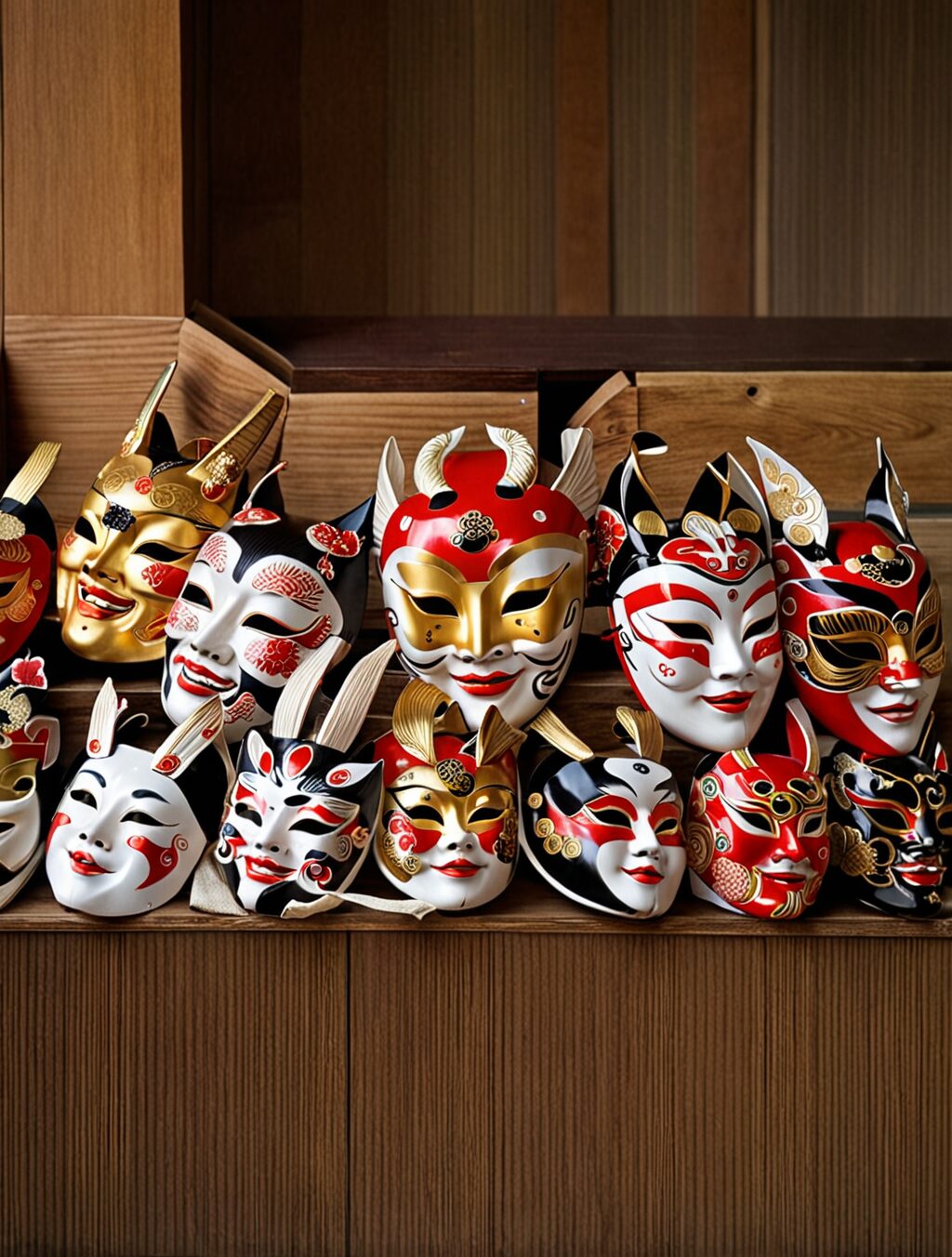 cultural masks japanese
