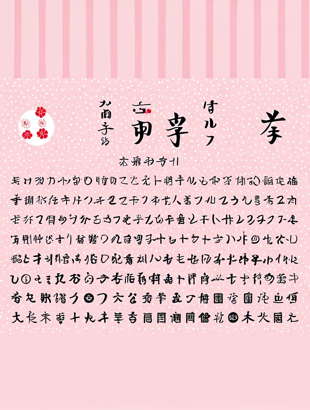 cute japan font