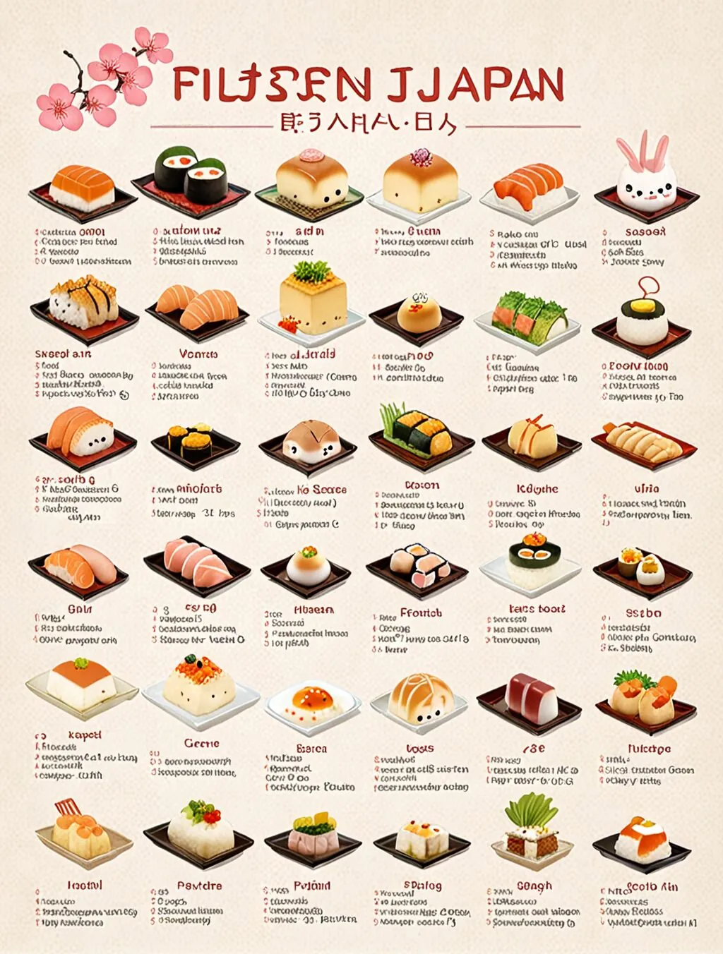 cute japan food names
