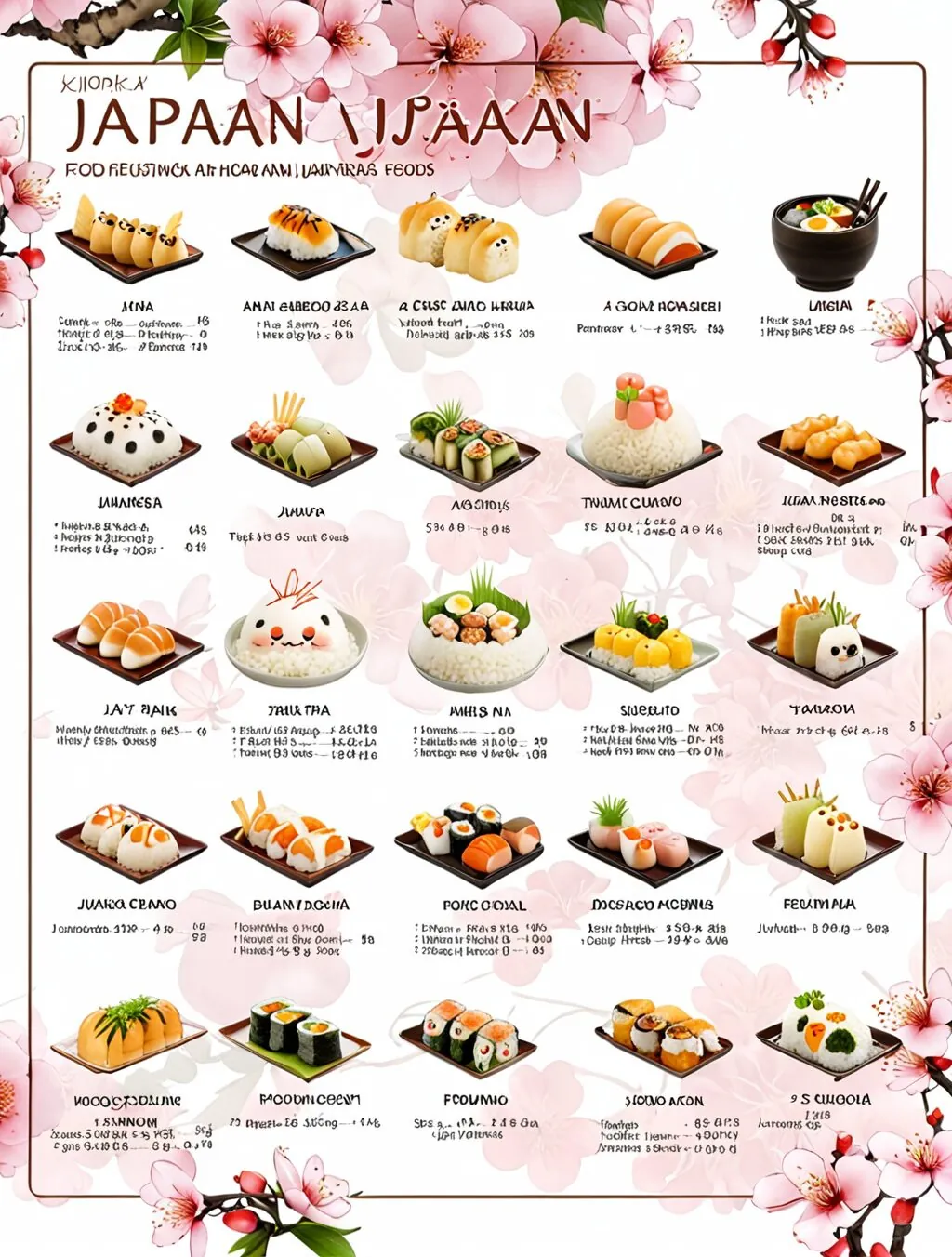 cute japan food names