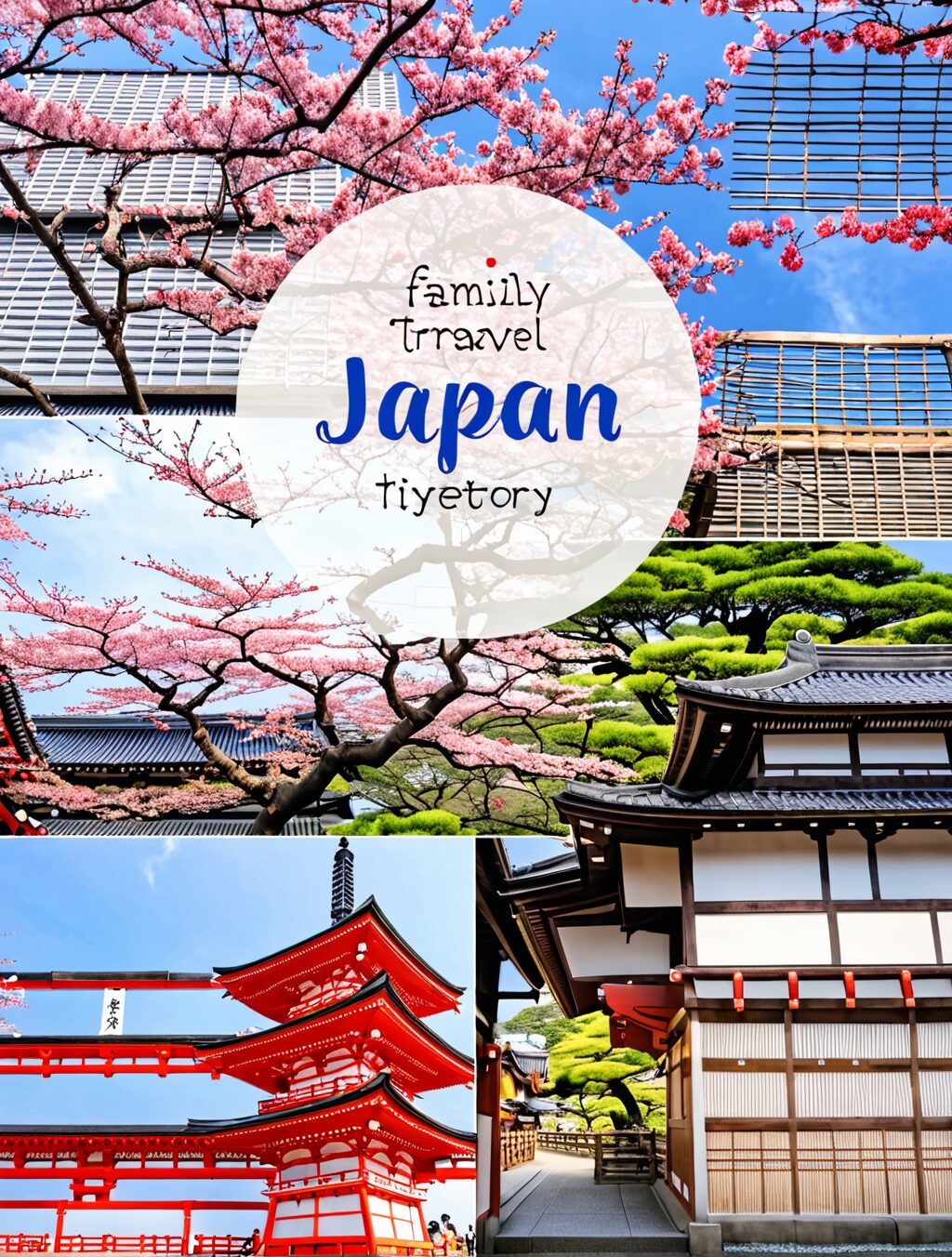 family travel itinerary japan