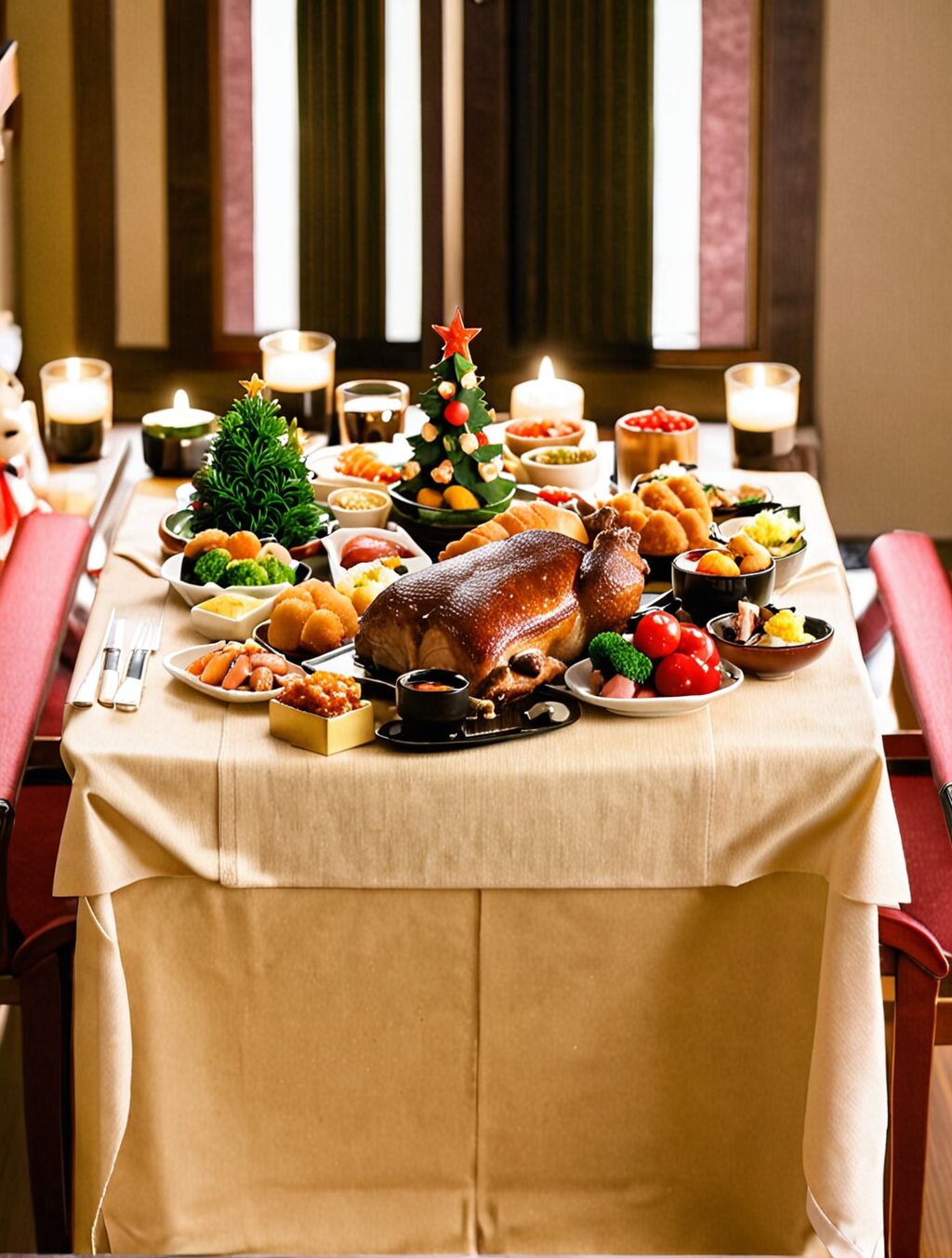 christmas meal/food in japan