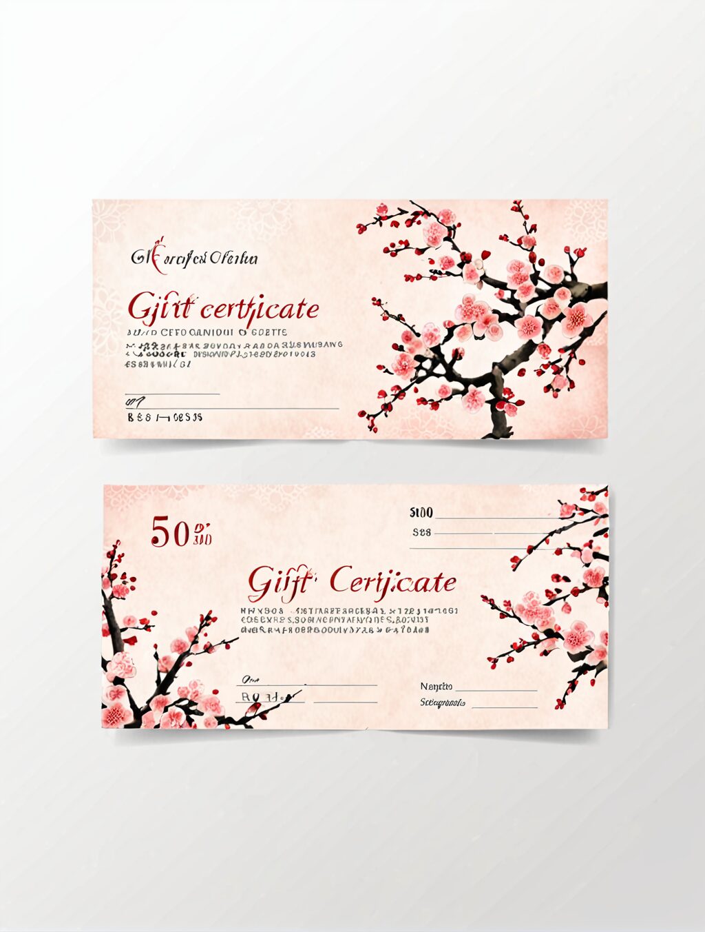 gift certificate japan