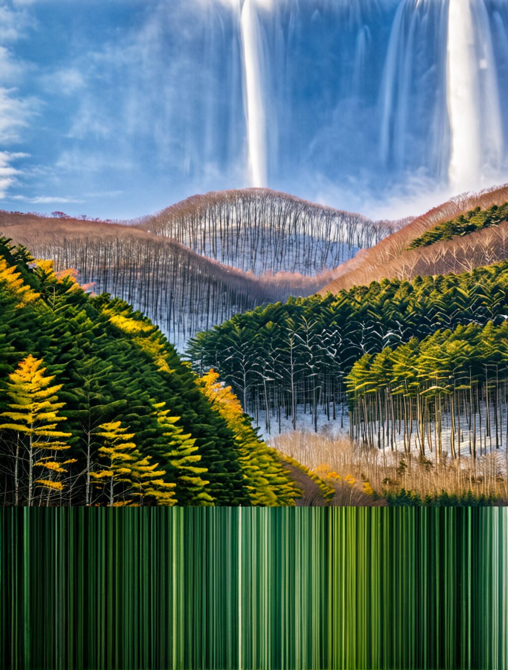 hokkaido japan forest