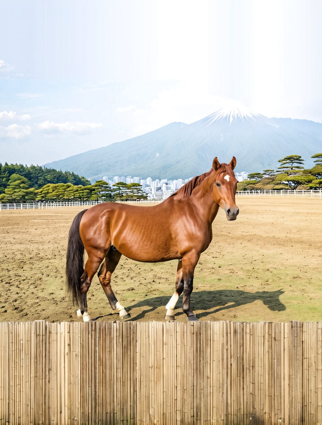 how did horses get to japan