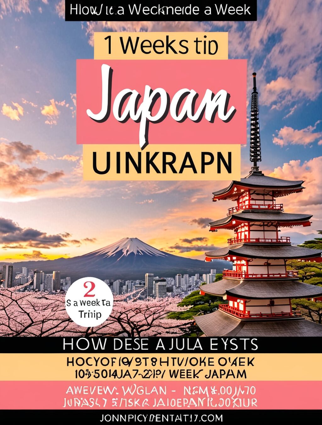 how much does a 2 week japan trip cost