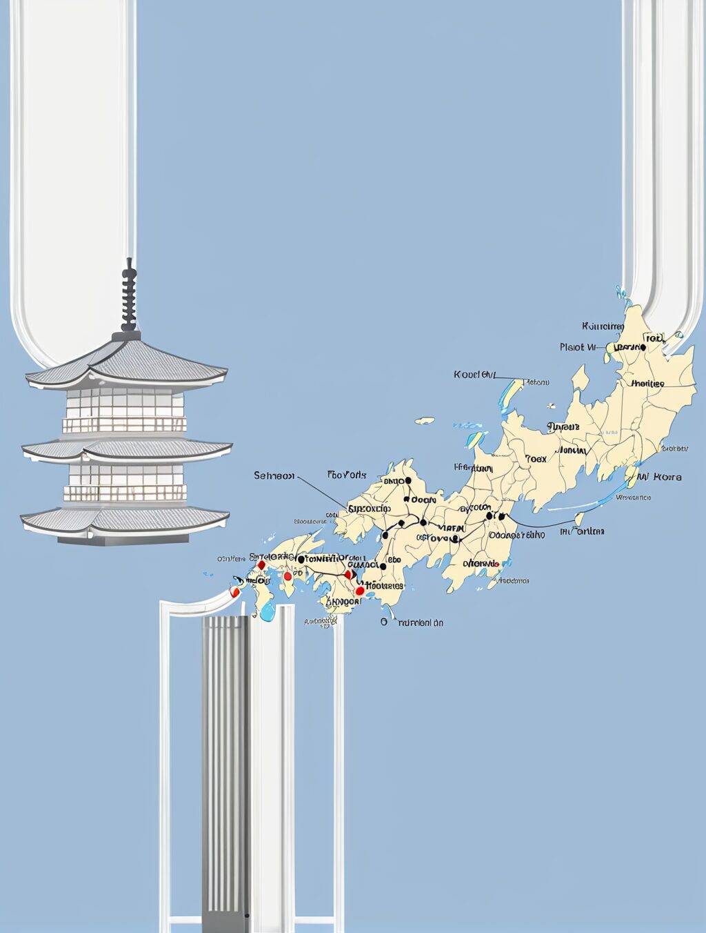 how to plan a trip to japan and korea