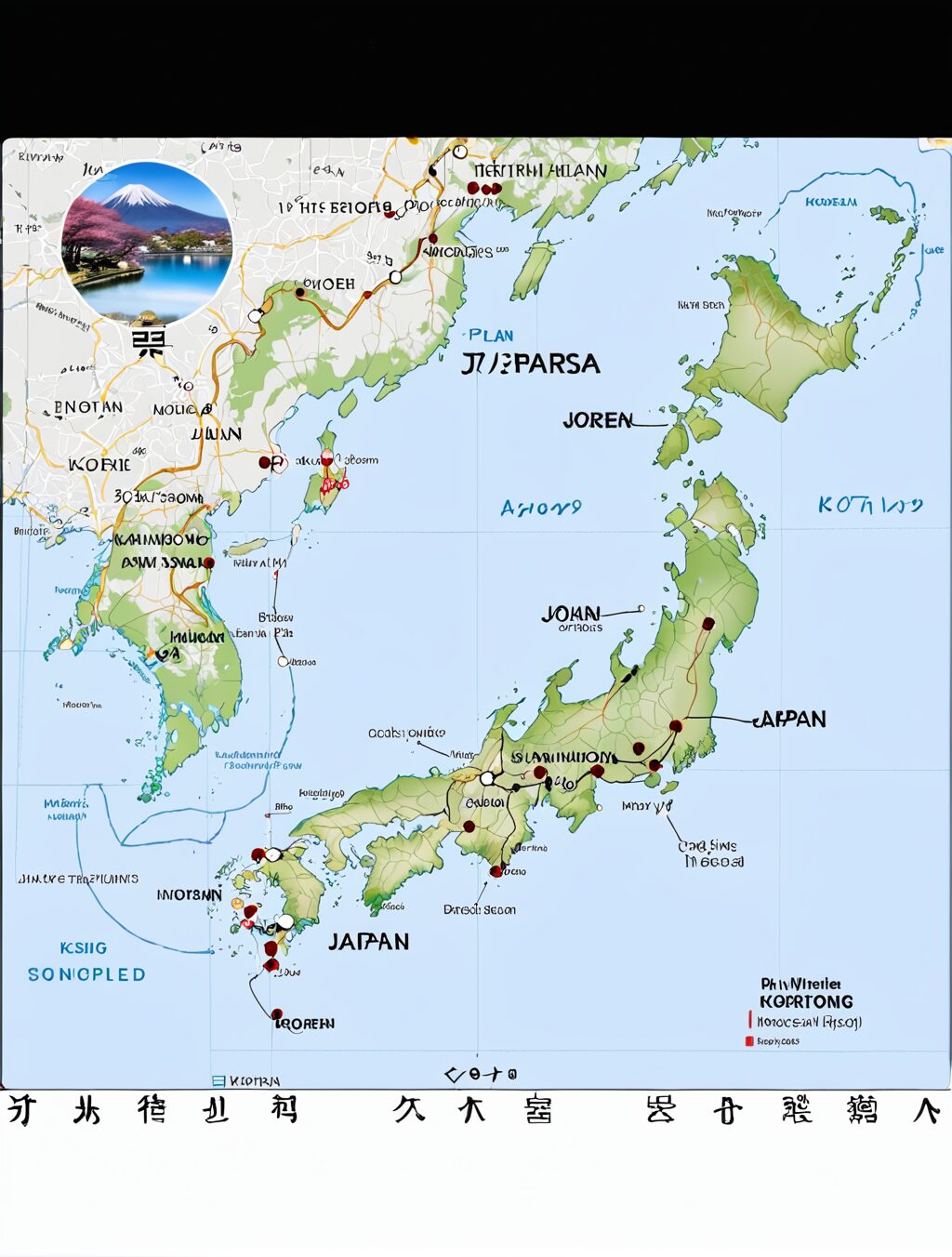 how to plan a trip to japan and korea