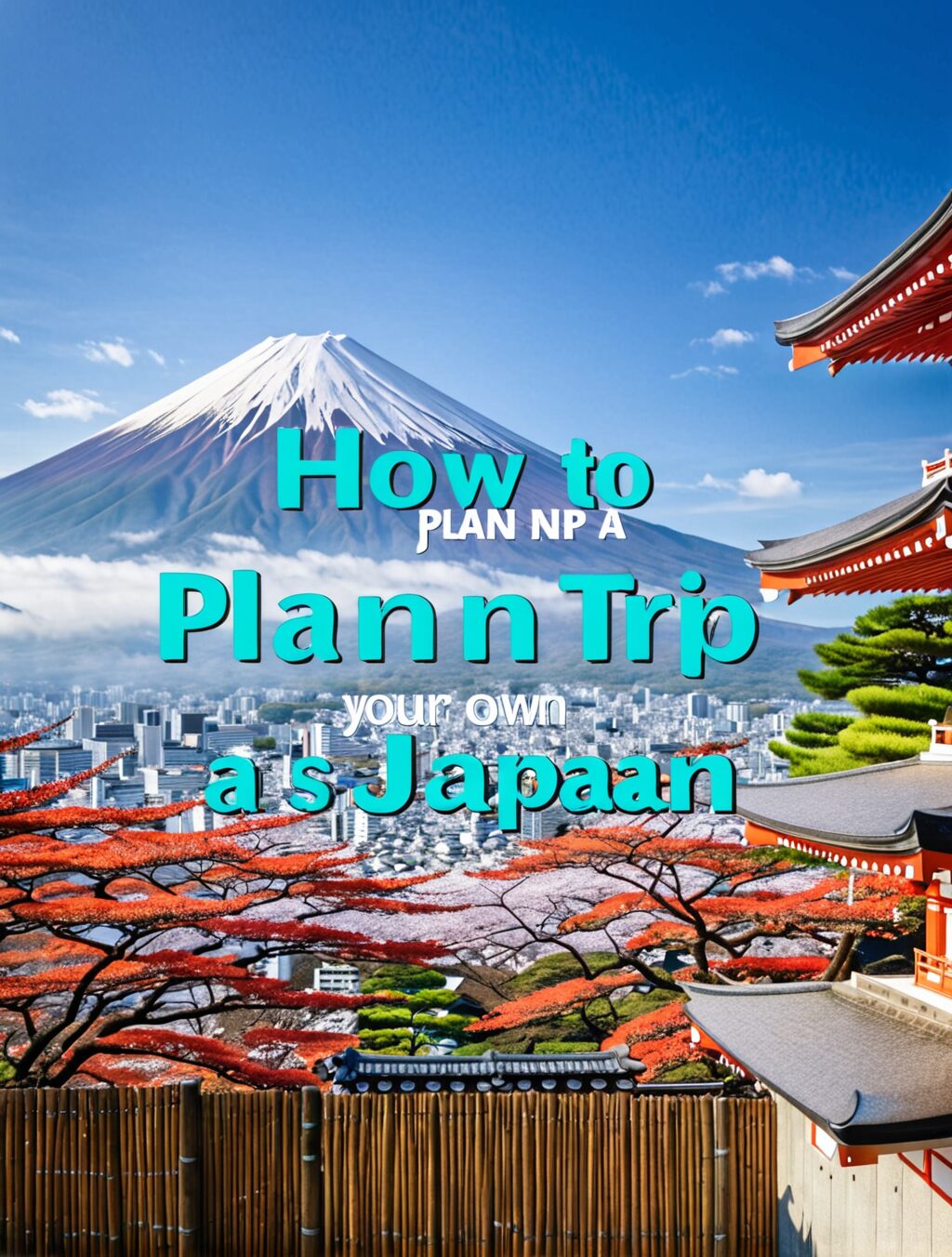 how to plan a trip to japan on your own