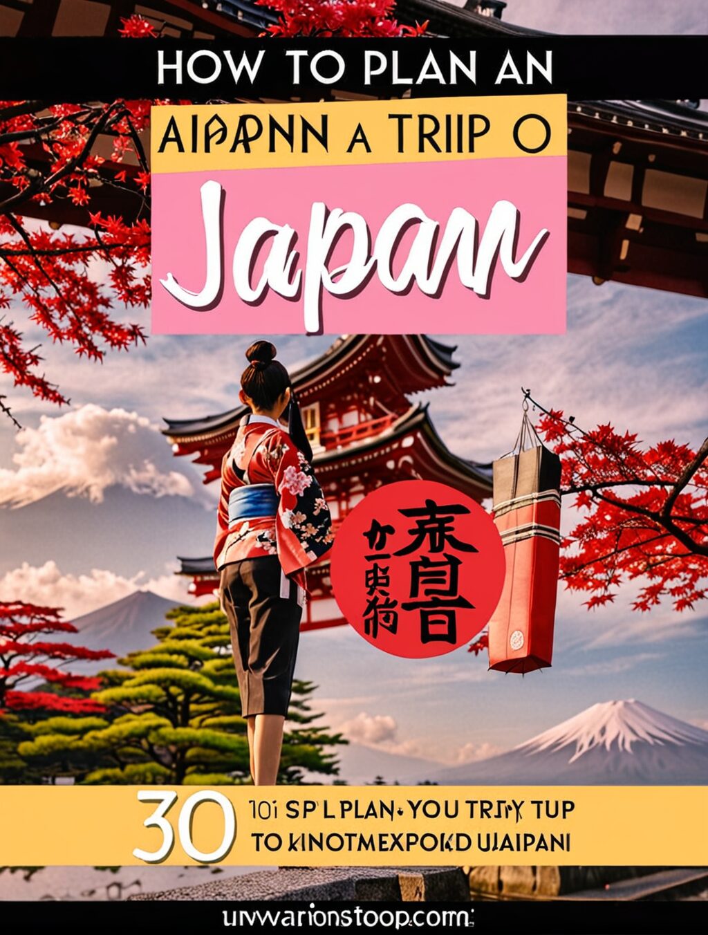 how to plan a trip to japan on your own