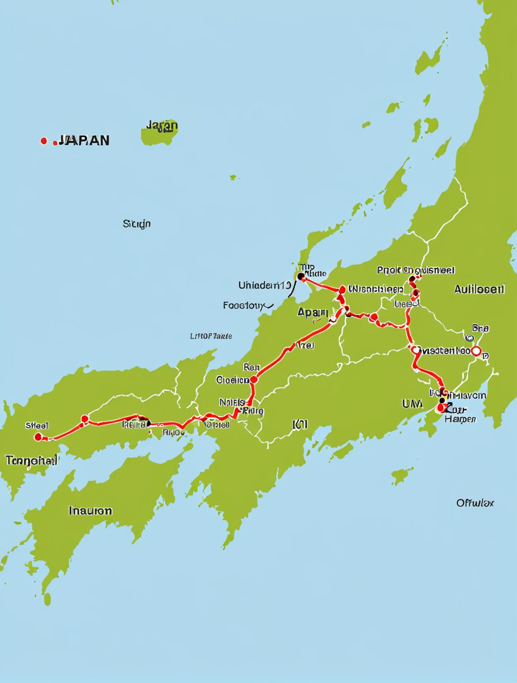 i travelled across japan for free