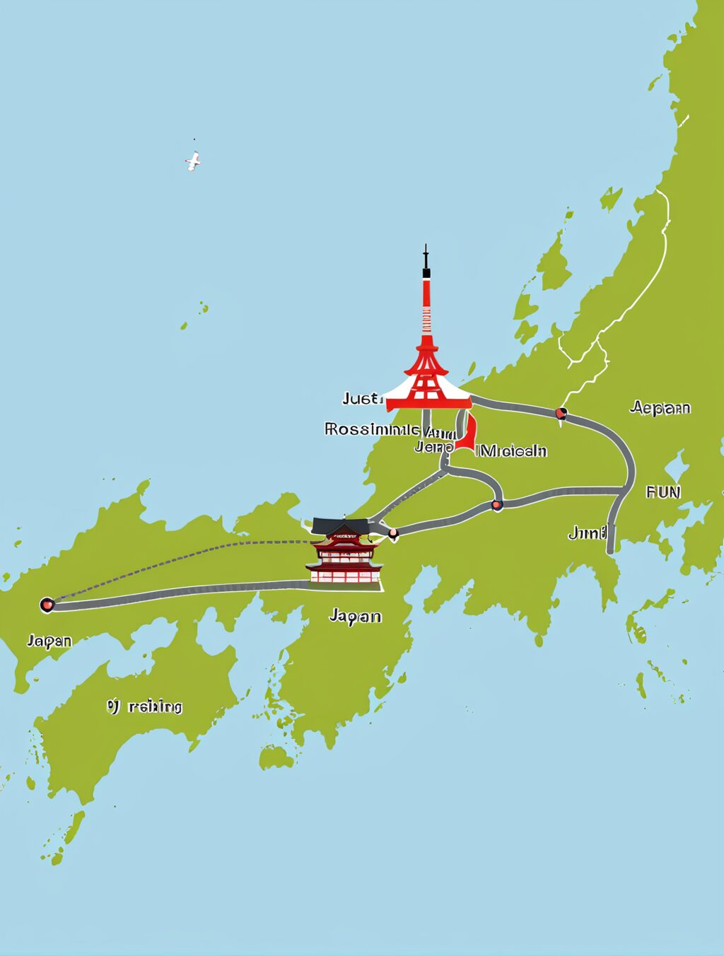 i travelled across japan for free