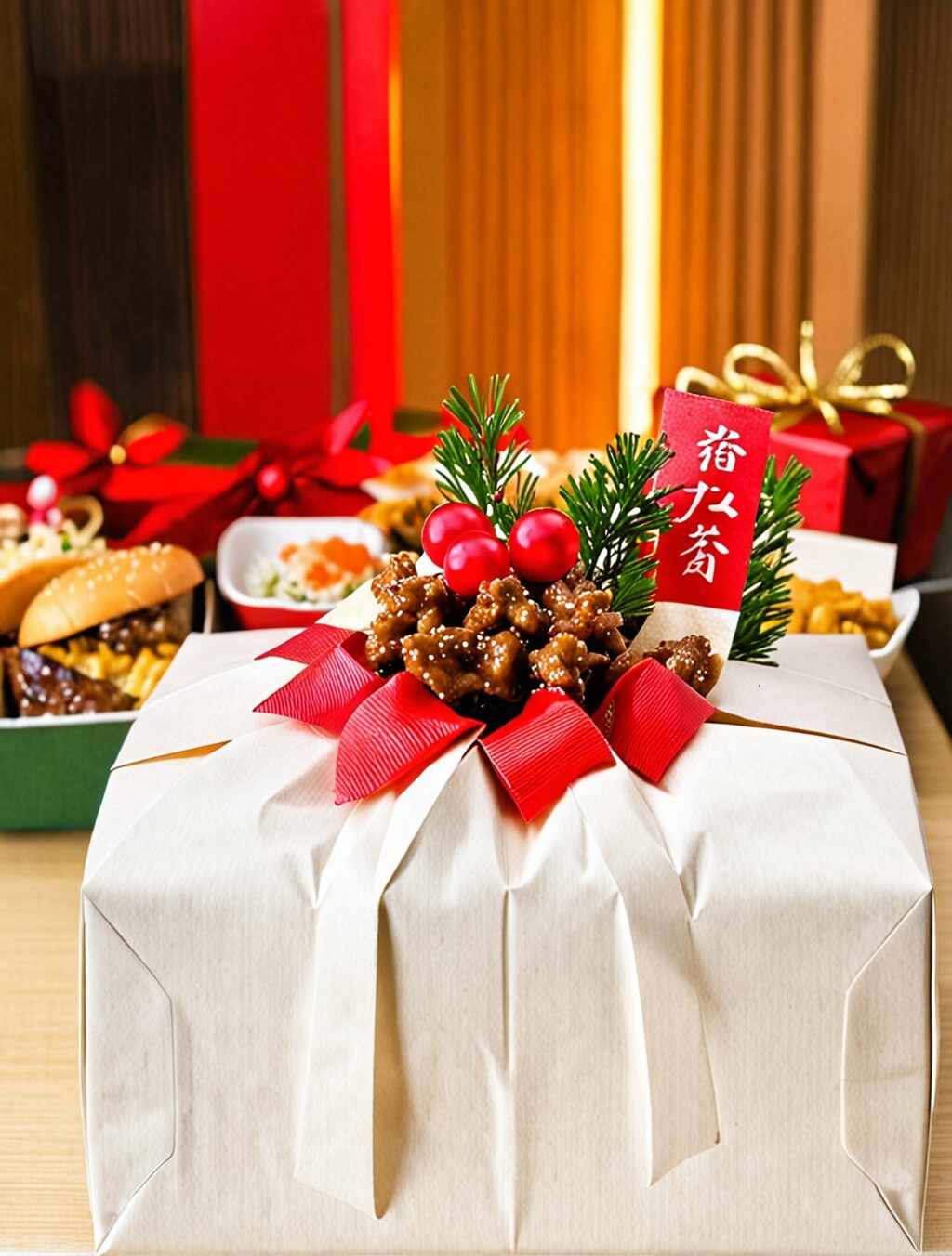 in japan which takeaway food is traditionally eaten at christmas
