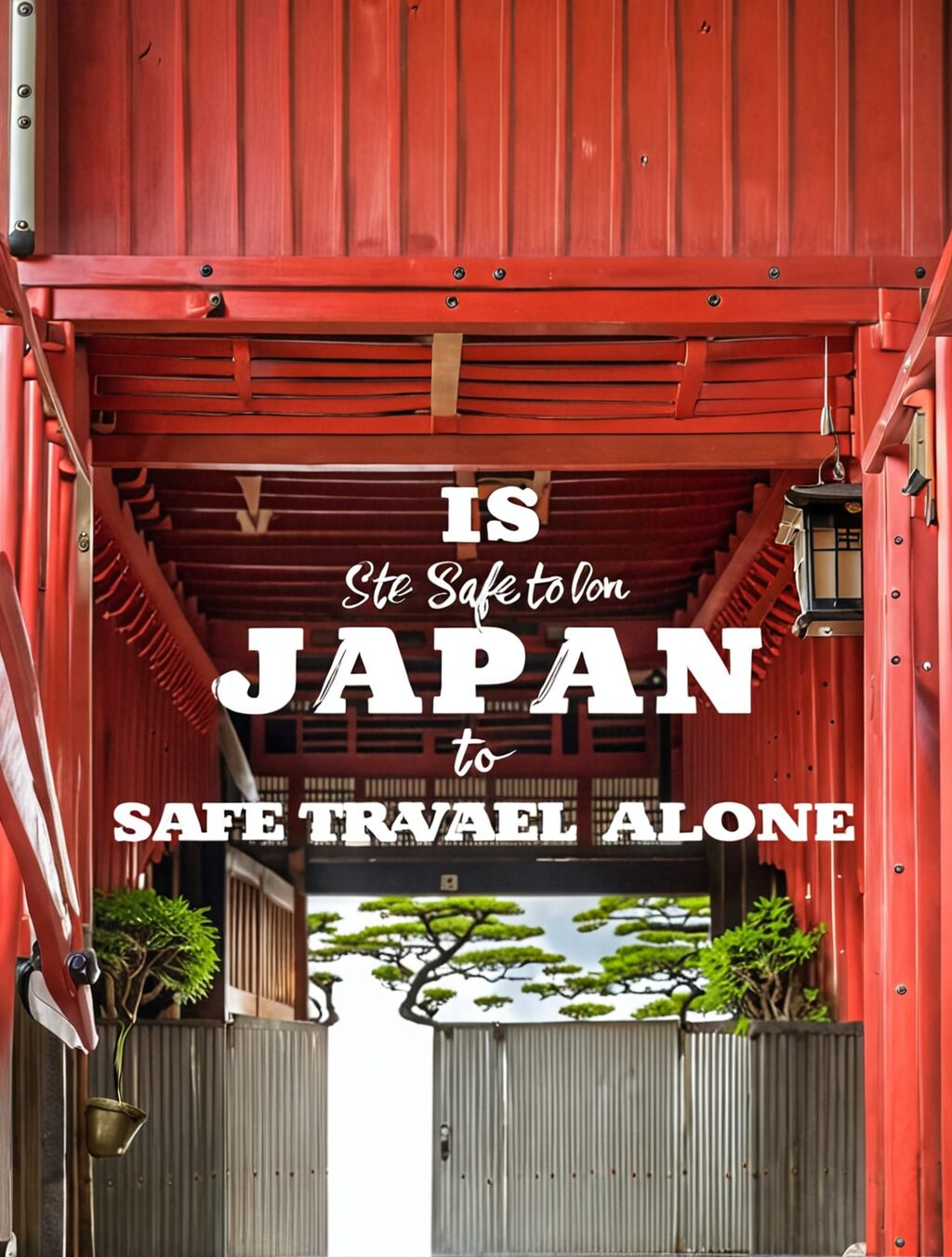 is japan safe to travel alone