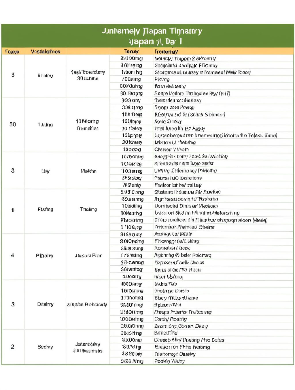 japan 11 day itinerary