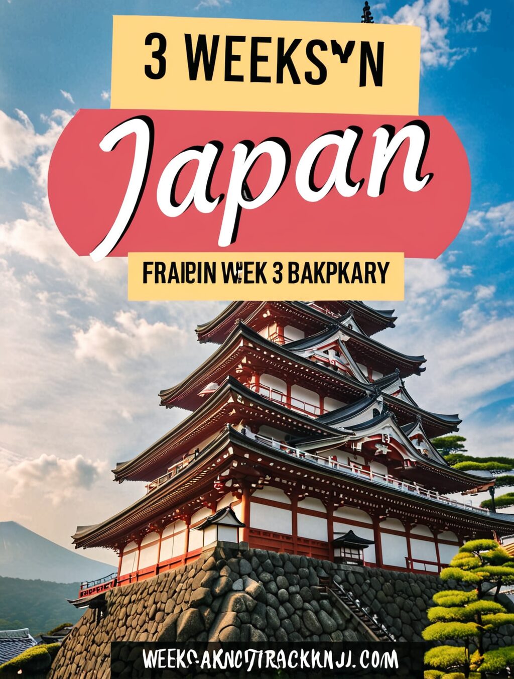 japan 3 week itinerary backpacking