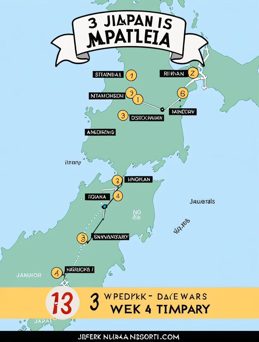 japan 3 week itinerary january