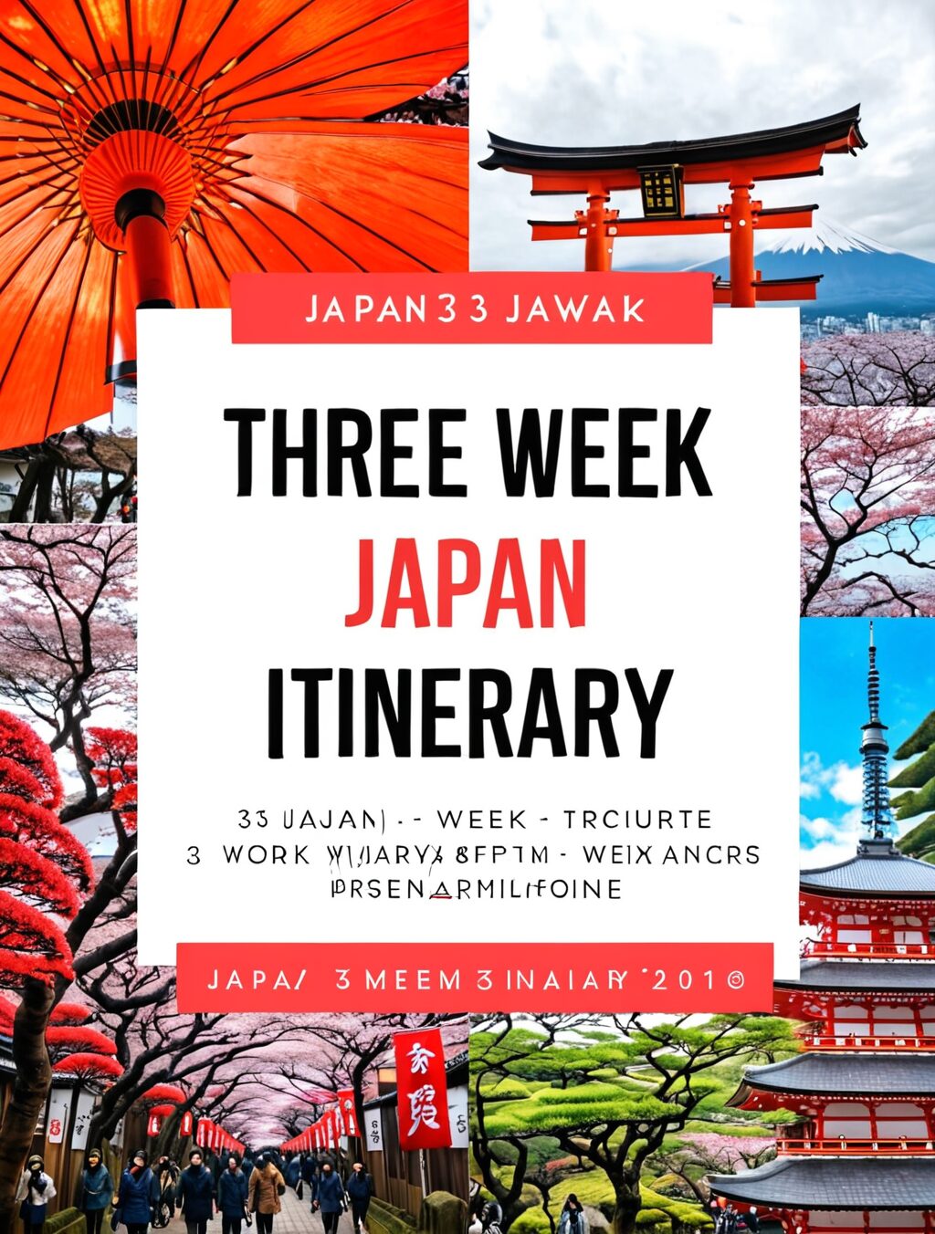 japan 3 week itinerary january