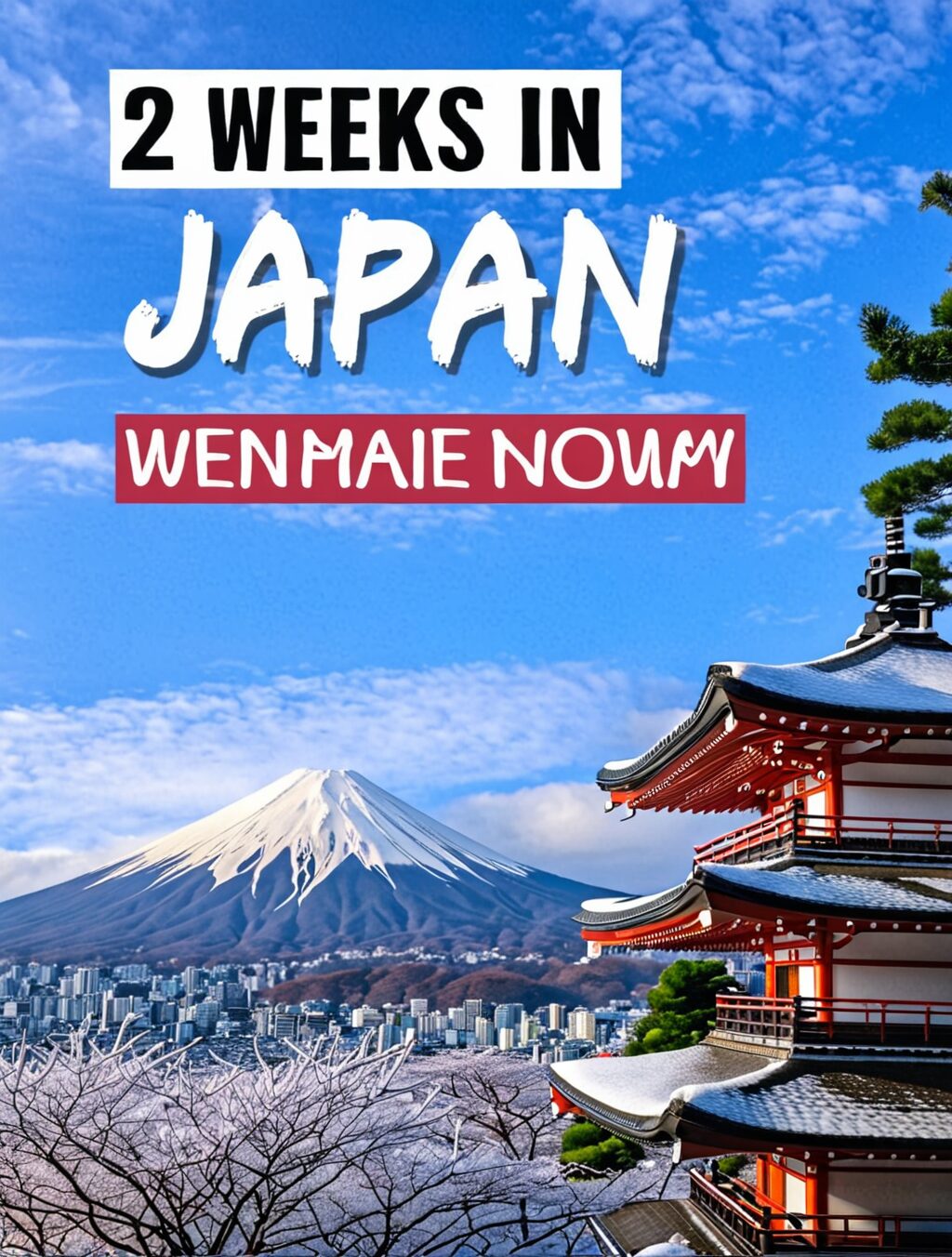 japan 7 day itinerary winter