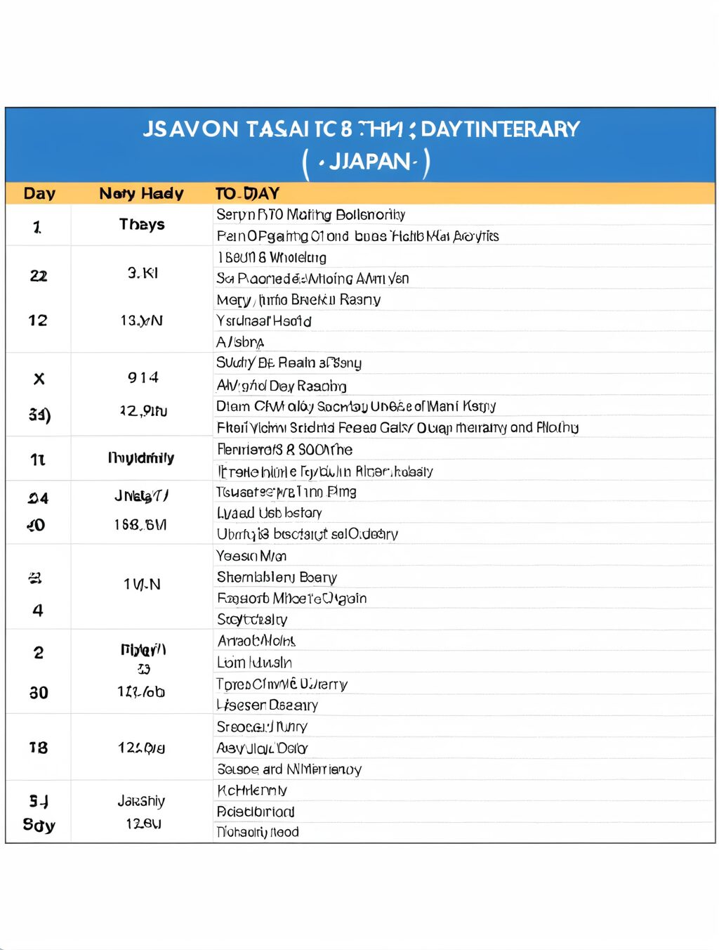 japan 8 day itinerary reddit