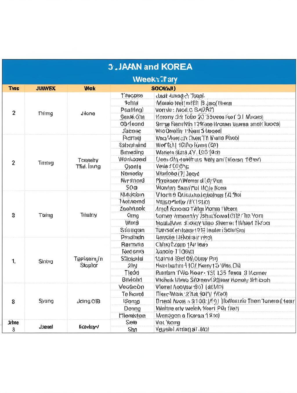 japan and korea 3 week itinerary