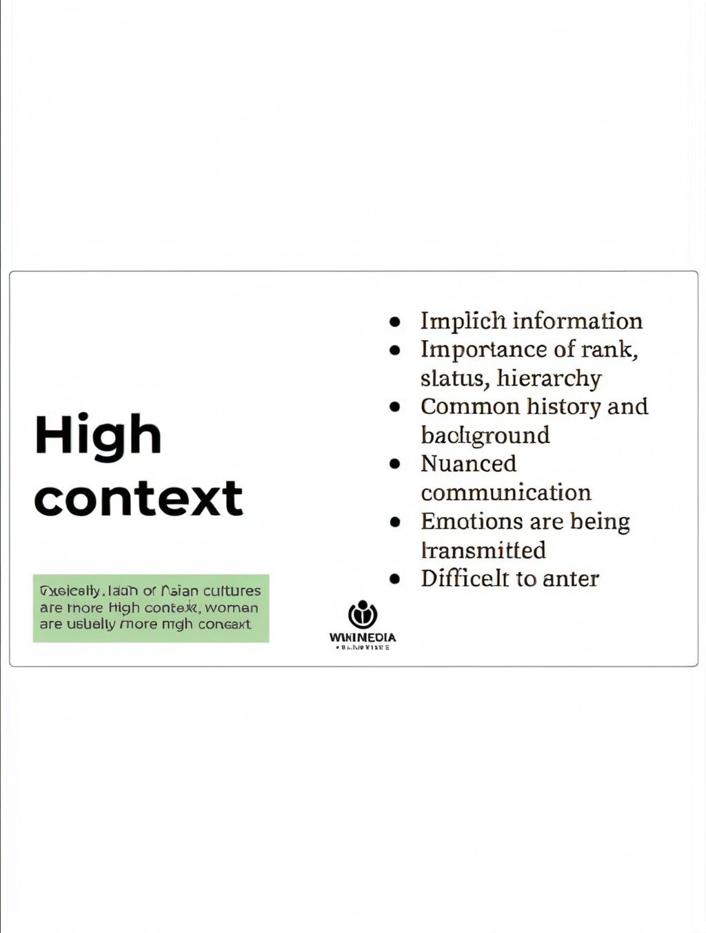 japan high context culture example