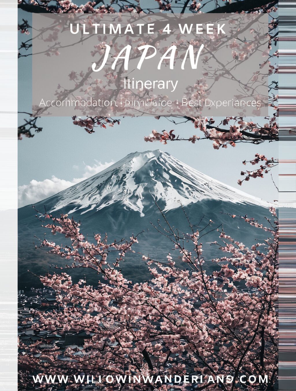 japan itinerary 1 month