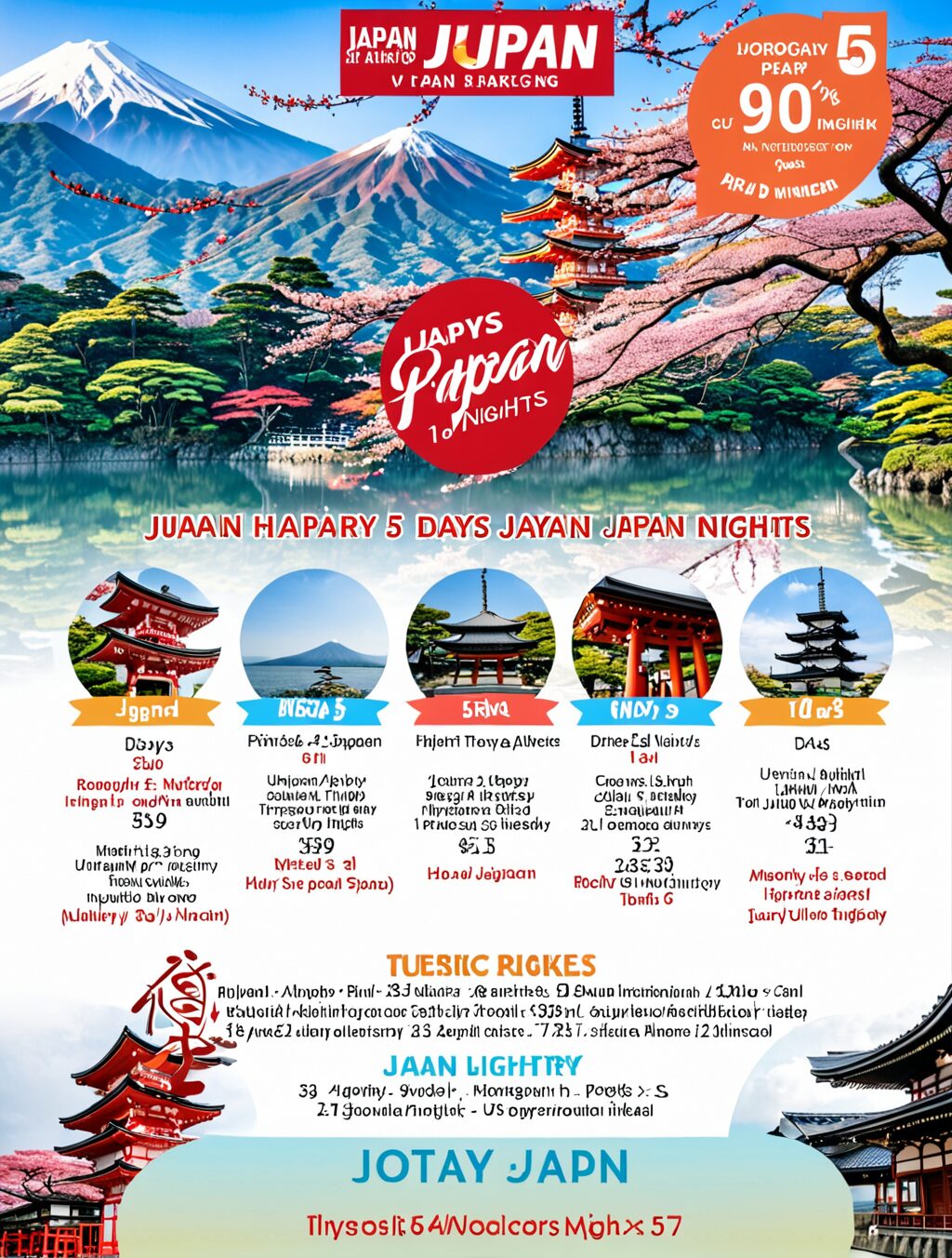 japan itinerary 5 days 4 nights