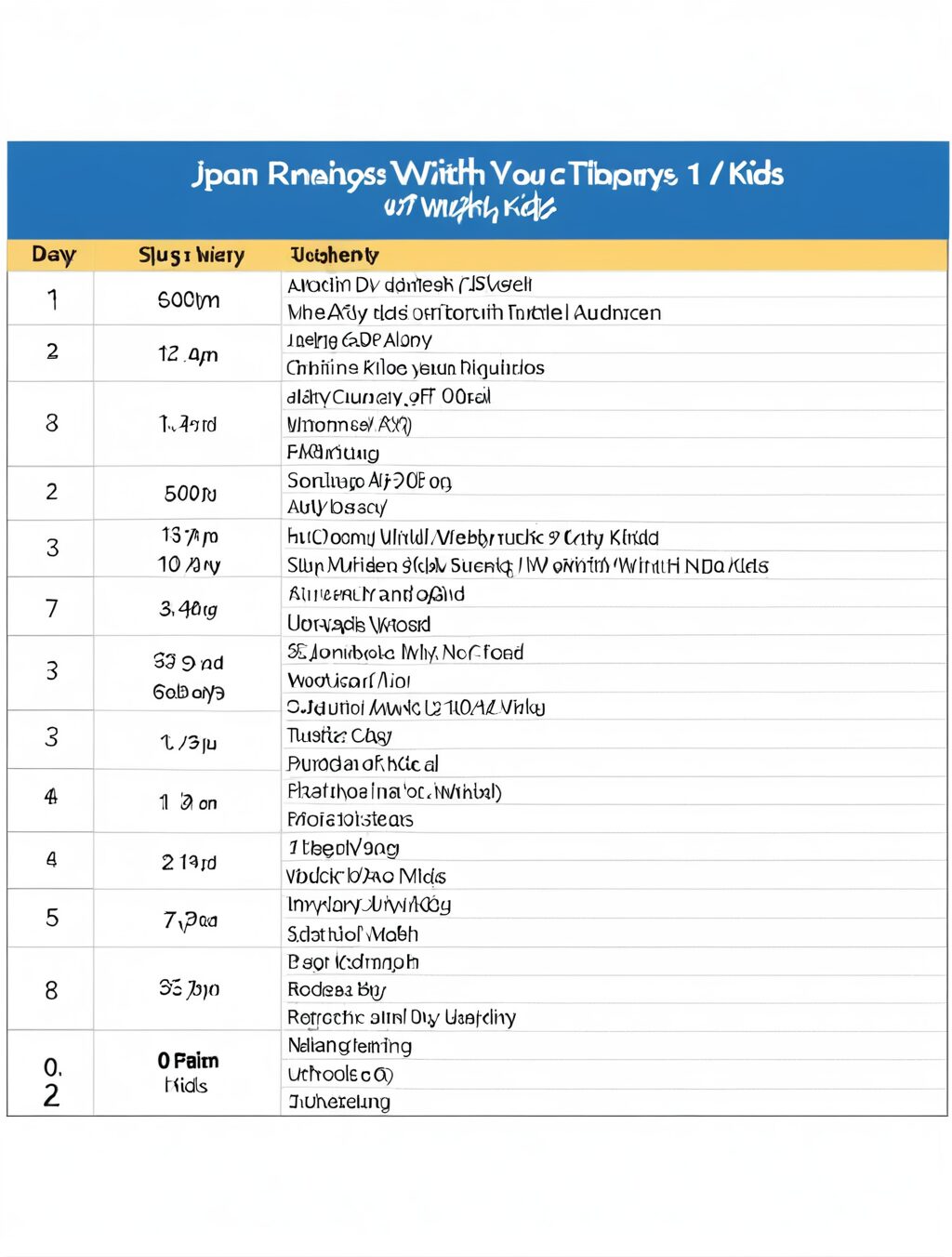 japan itinerary 7 days with kids