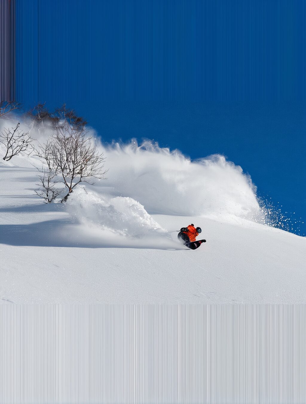 japan snowboarding trip