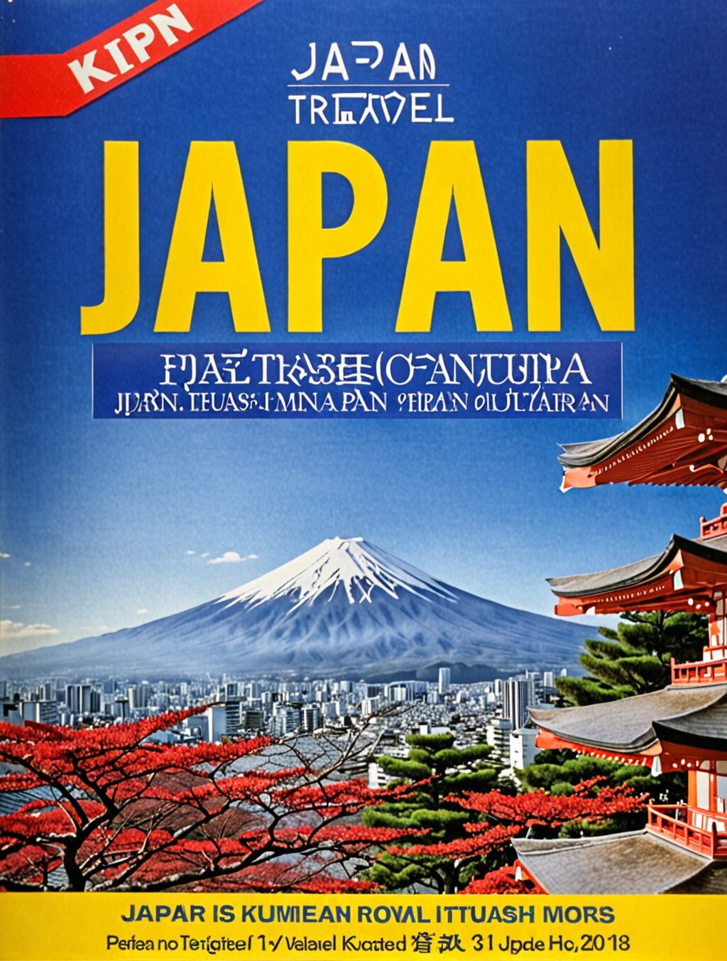 japan travel booklet
